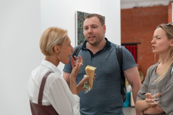 Люся Воронова фотографии с выставки Мозаичность 220